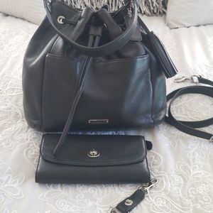 Coach handbag Wallet and keychain